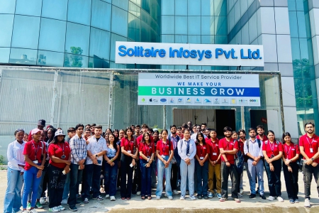 CGC Jhanjeri's BBA Students Gain Valuable Insights During Industry Visit to Solitaire Infosys Pvt. Ltd.